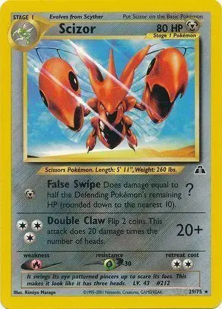 Scizor - Pokemon Neo Discovery #29