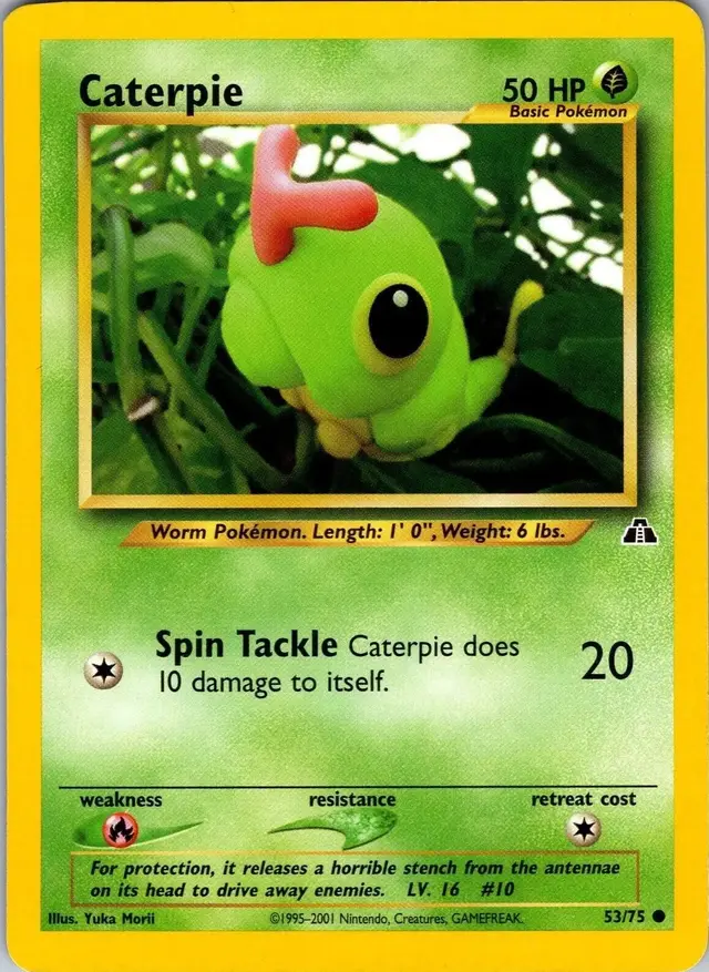 Caterpie - Pokemon Neo Discovery #53