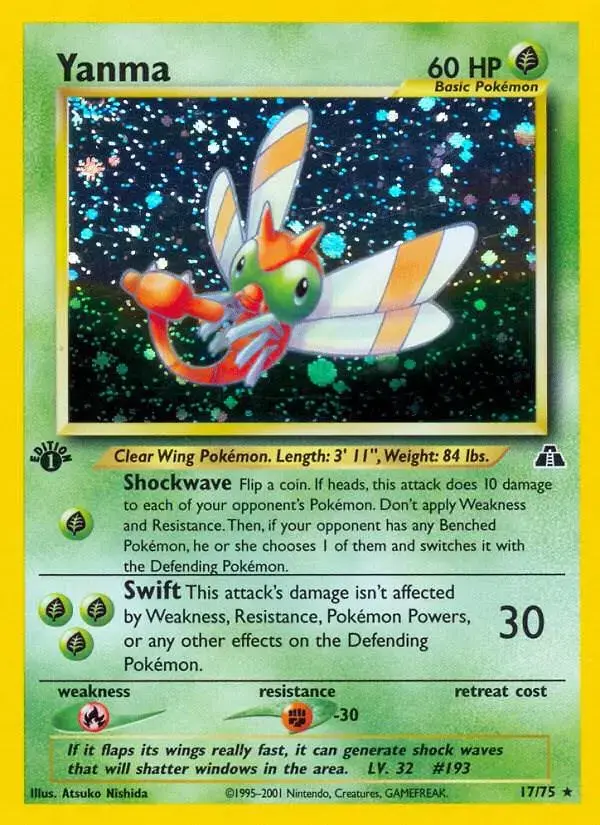 Yanma [1st Edition] - Pokemon Neo Discovery #17