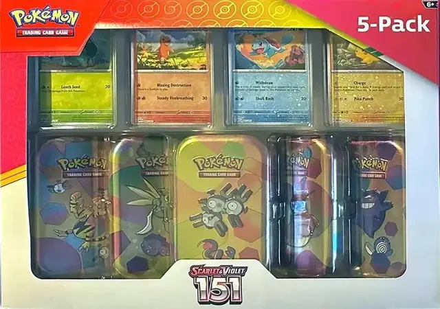 5-Pack Mini Tin