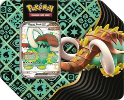 Sealed Great Tusk Ex Tin - Pokemon Paldean Fates