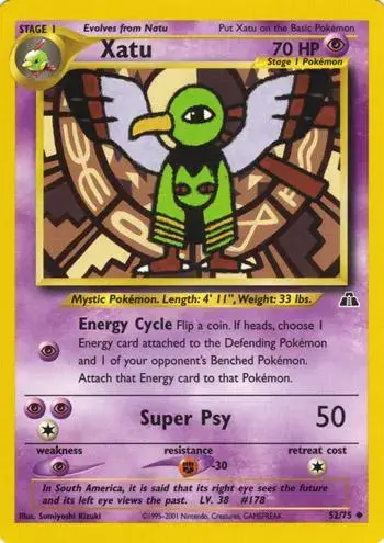 Xatu - Pokemon Neo Discovery #52