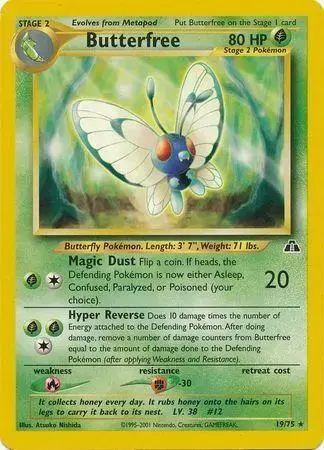 Butterfree - Pokemon Neo Discovery #19