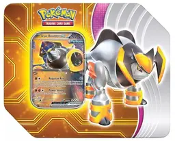 Paradox Destinies Tin [Iron Boulder Ex] - Pokemon Promo