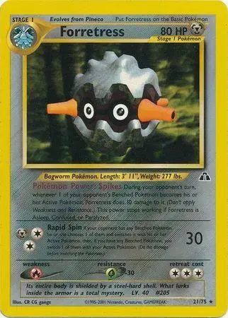 Forretress - Pokemon Neo Discovery #21