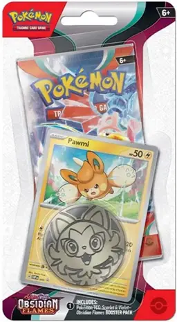Pawmi Checklane Blister Pack - Pokemon Obsidian Flames