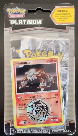 Heatran Checklane Blister Pack - Pokemon Platinum