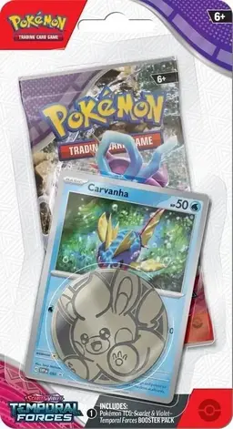Single Blister Pack: Carvanha - Pokemon Temporal Forces