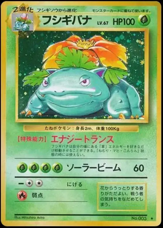 Venusaur - Pokemon Japanese Expansion Pack #3