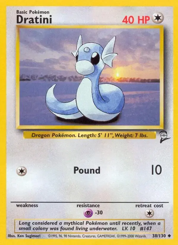 Dratini - Pokemon Base Set 2 #38