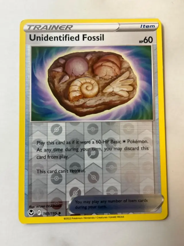 Unidentified Fossil [Reverse Holo]