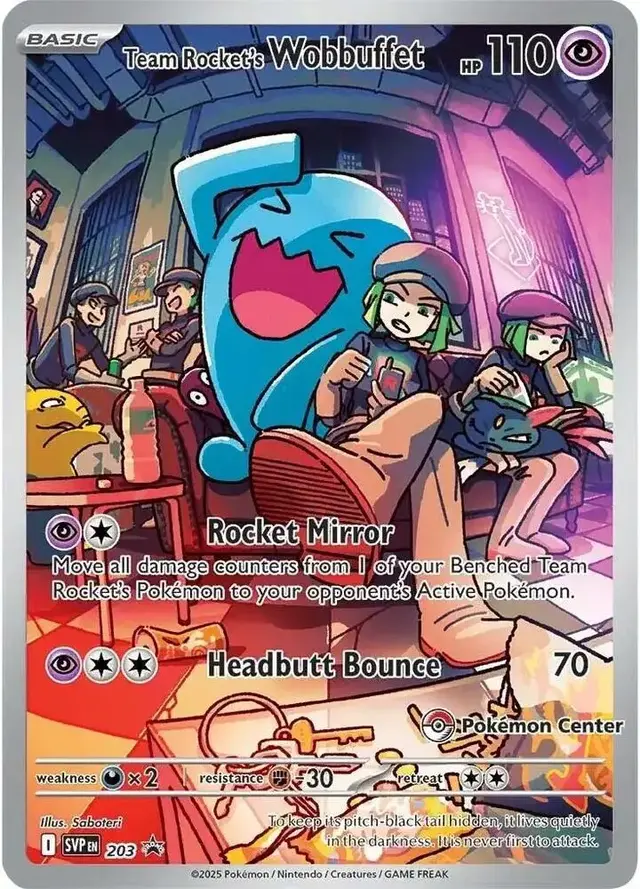 Team Rocket's Wobbuffet [Pokemon Center]