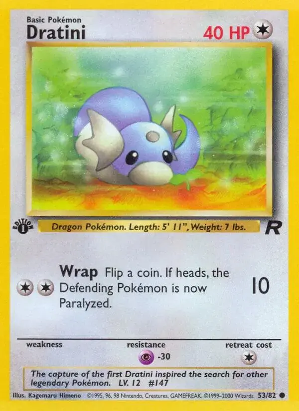 Dratini [1st Edition] - Pokemon Team Rocket #53