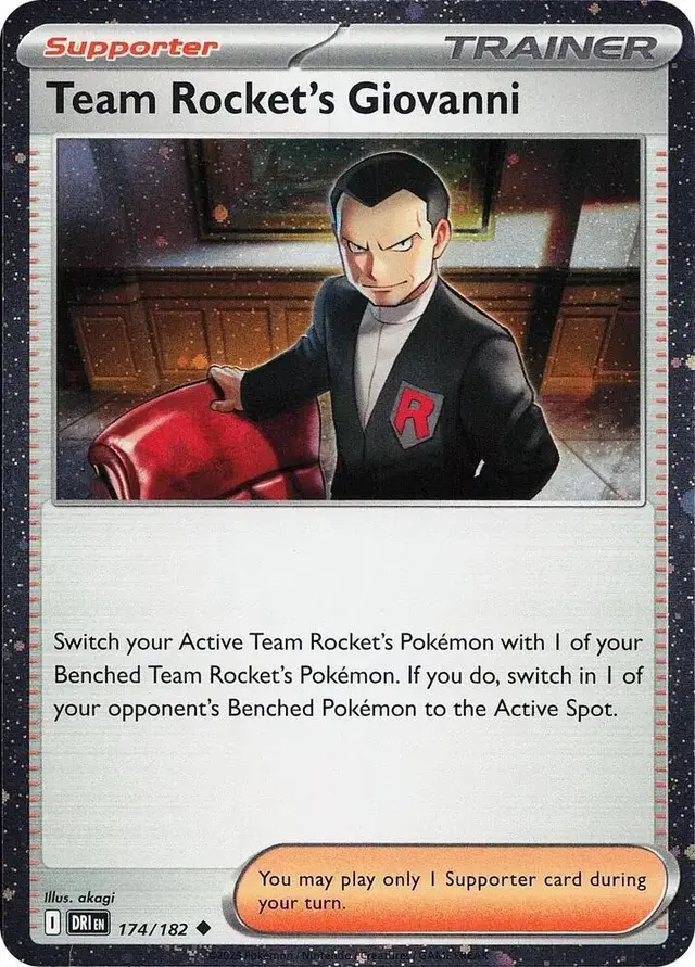 Team Rocket's Giovanni [Cosmos Holo]