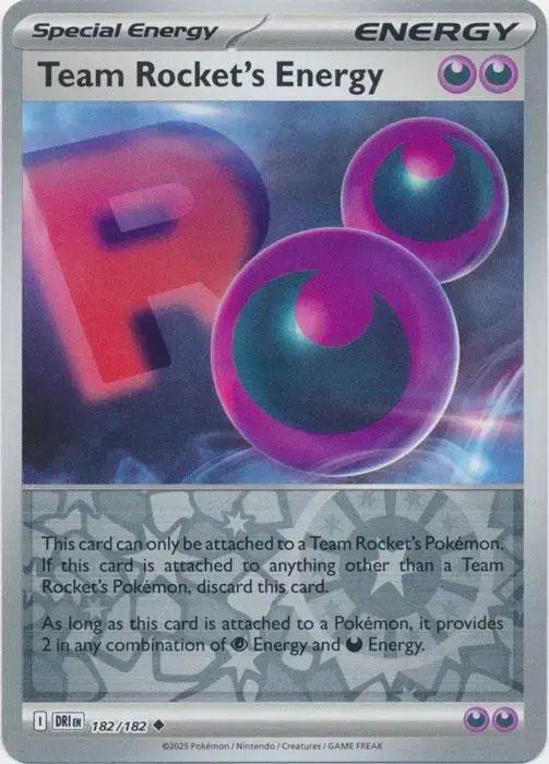 Team Rocket's Energy [Reverse Holo]