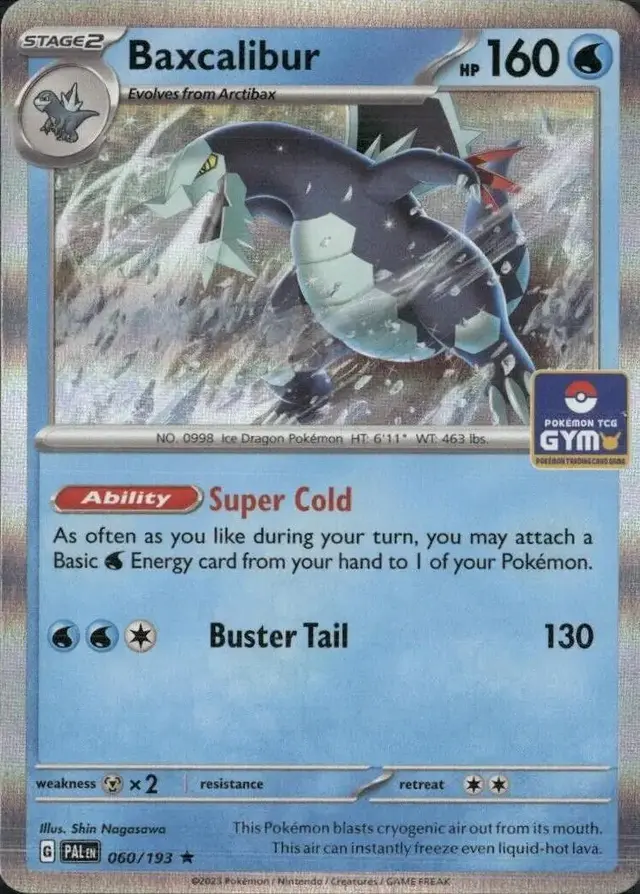Baxcalibur [Asia Exclusive Gym Promo] - Pokemon Paldea Evolved #60