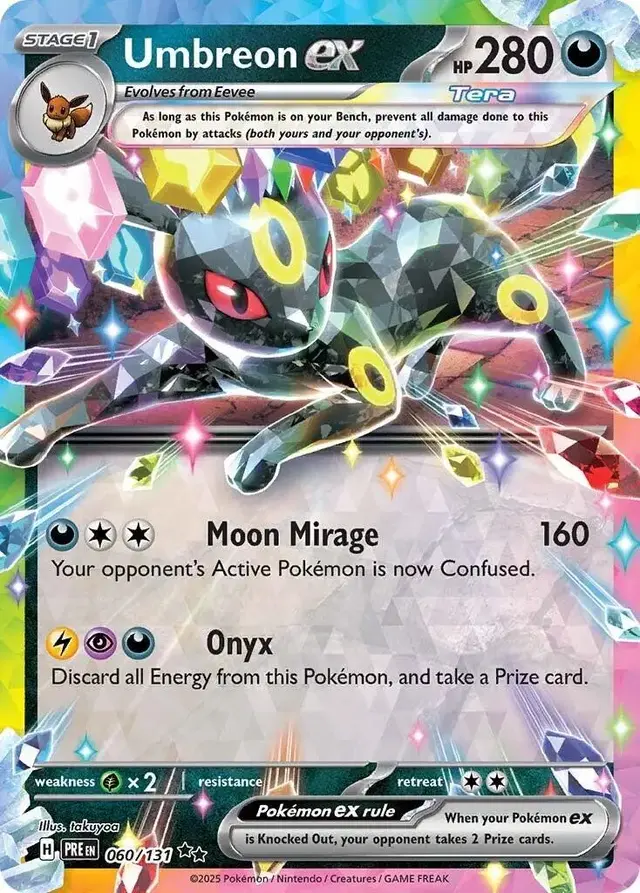 Umbreon ex - Pokemon Prismatic Evolutions #60