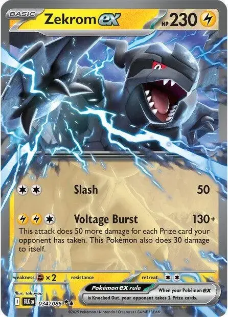 Zekrom ex - Pokemon Black Bolt #34