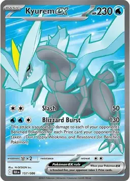 Kyurem ex 157 - Pokemon Black Bolt
