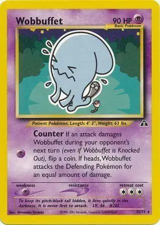 Wobbuffet - Pokemon Neo Discovery #35