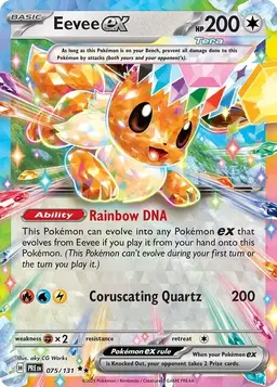 Eevee ex 75 - Pokemon Prismatic Evolutions