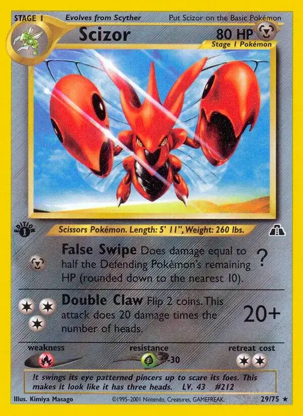 Scizor [1st Edition] - Pokemon Neo Discovery #29