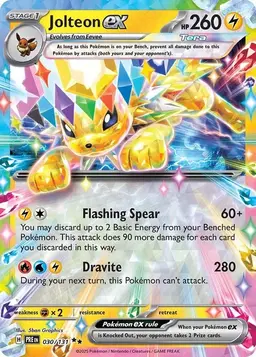 Jolteon ex 30 - Pokemon Prismatic Evolutions