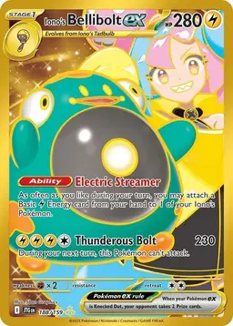 Iono's Bellibolt ex 188 - Pokemon Journey Together