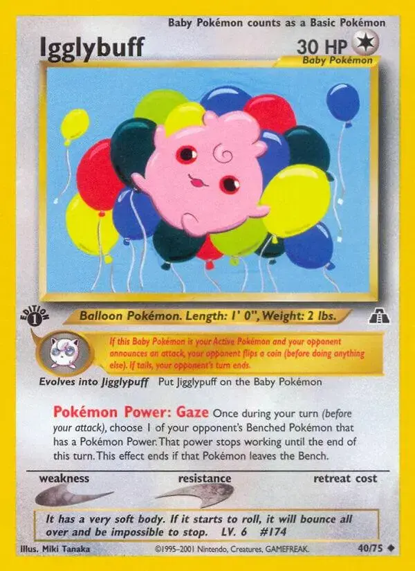Igglybuff [1st Edition] - Pokemon Neo Discovery #40