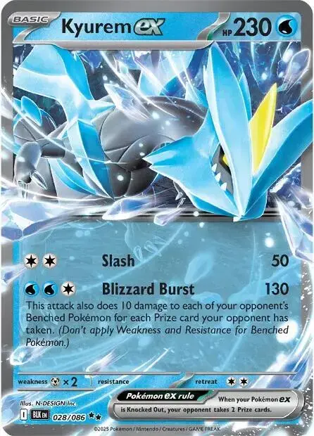 Kyurem ex - Pokemon Black Bolt #28