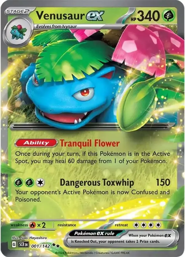 Venusaur ex - Pokemon Stellar Crown #1