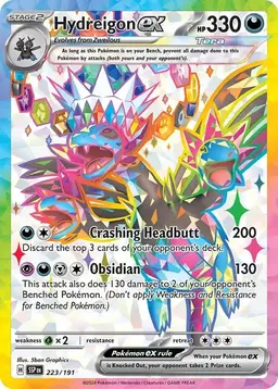 Hydreigon ex 223 - Pokemon Surging Sparks