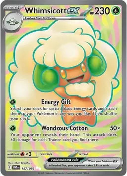 Whimsicott ex 157 - Pokemon White Flare