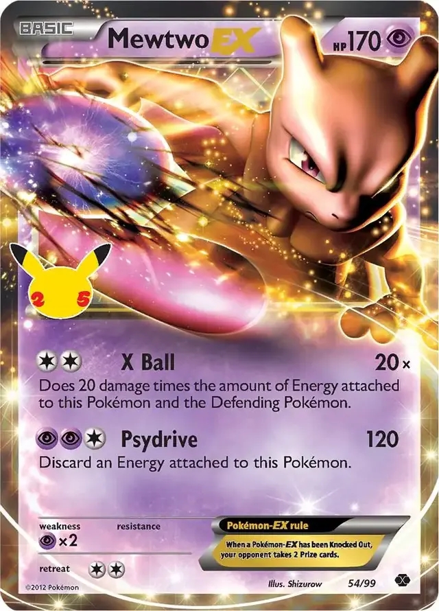Mewtwo EX - Pokemon Celebrations #54