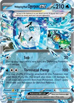 Wellspring Mask Ogerpon ex 64 - Pokemon Twilight Masquerade