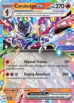 Ceruledge ex 36 - Pokemon Surging Sparks