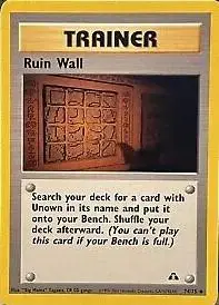 Ruin Wall - Pokemon Neo Discovery #74