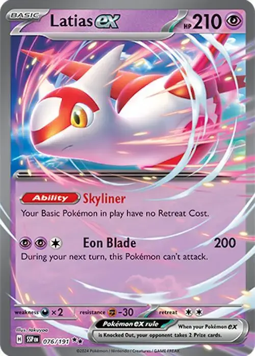 Latias ex - Pokemon Surging Sparks #76