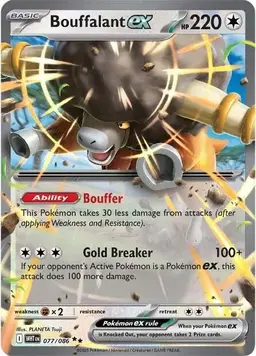Bouffalant ex 77 - Pokemon White Flare