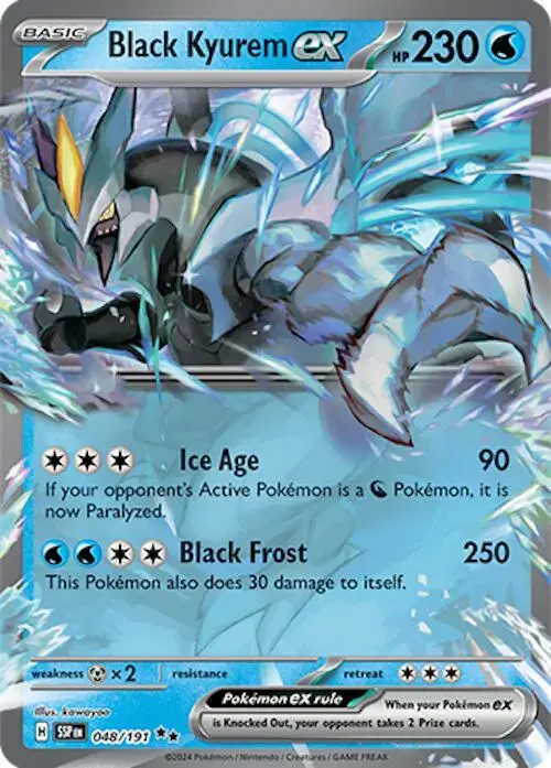 Black Kyurem ex - Pokemon Surging Sparks #48