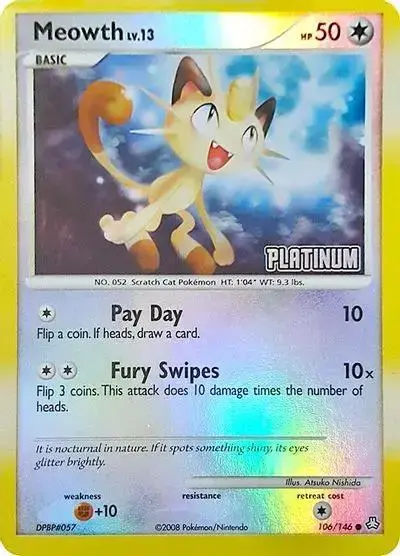 Meowth [Platinum Stamped]