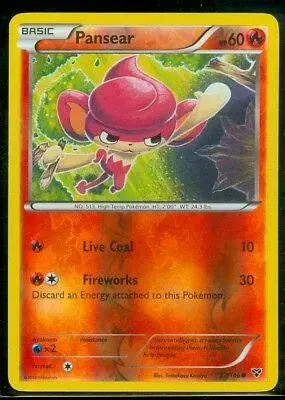 Pansear [Reverse Holo] - Pokemon XY #22