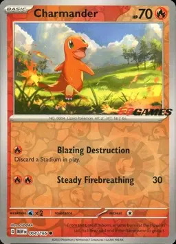Charmander [EB Games] - Pokemon Scarlet & Violet 151