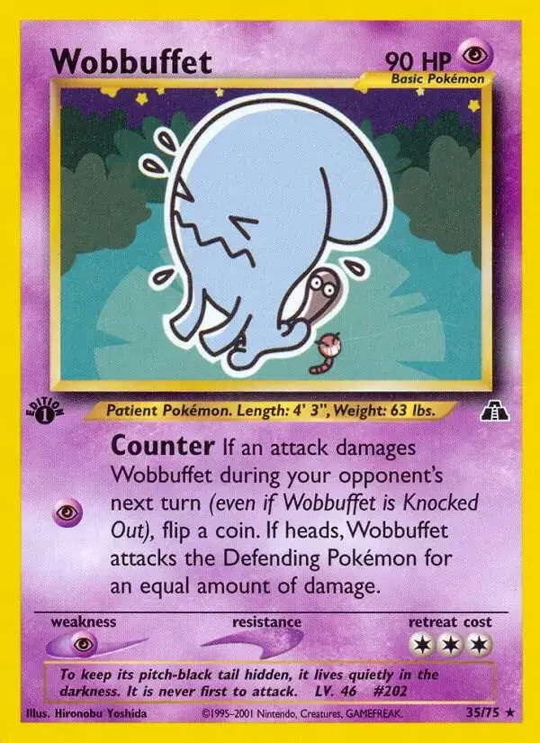 Wobbuffet [1st Edition] - Pokemon Neo Discovery #35