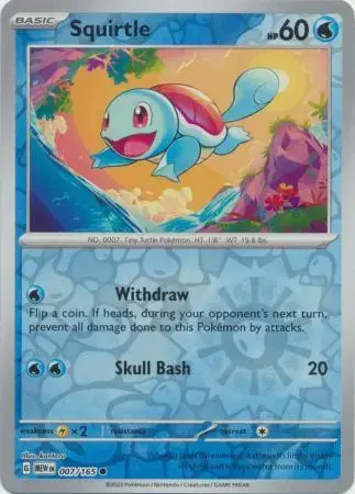 Squirtle [Reverse Holo] - Pokemon Scarlet & Violet 151 #7