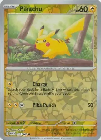 Pikachu [Reverse Holo] - Pokemon Scarlet & Violet 151 #25