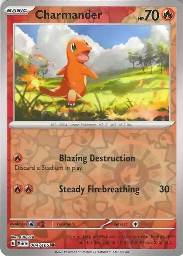 Charmander [Reverse Holo] - Pokemon Scarlet & Violet 151 #4