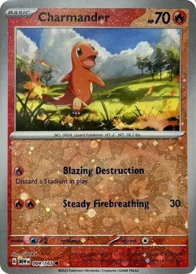 Charmander [Reverse Holo Cosmos] - Pokemon Scarlet & Violet 151 #4