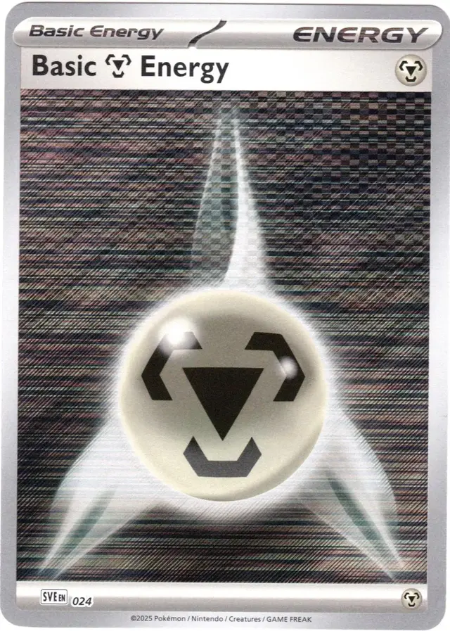 Basic Metal Energy [Holo] #24 - Pokemon Scarlet & Violet Energy