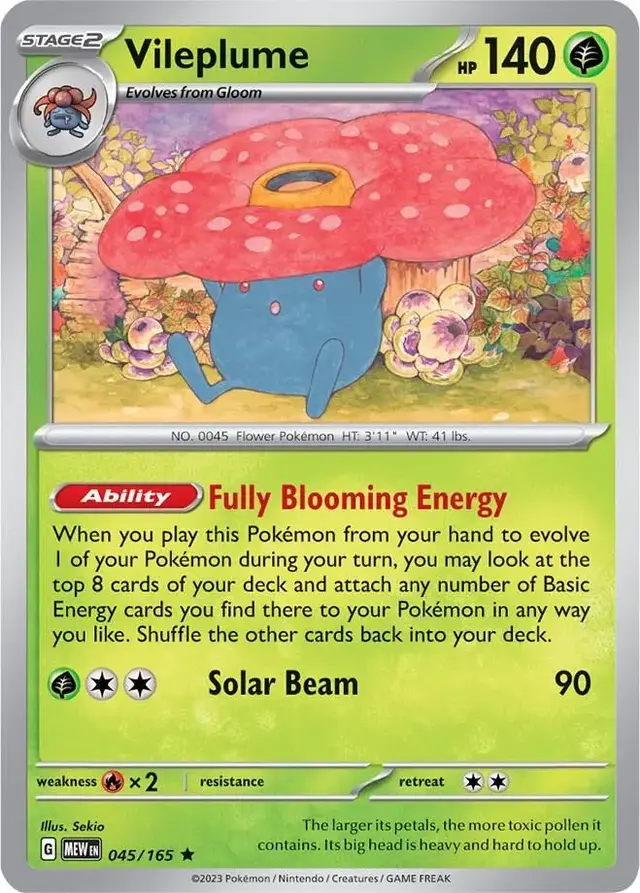 Vileplume [Holo] - Pokemon Scarlet & Violet 151 #45